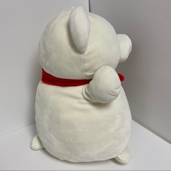 Squishmallows Hug Mees Mags The Bear 14" w/ Red Scarf Rare HTF Kellytoy plush - Picture 4 of 8